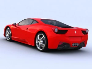 ferrari 458 std mat 3D Model