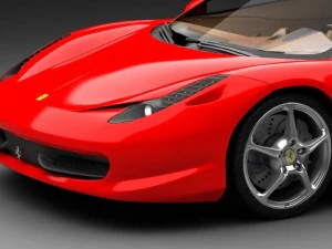 ferrari 458 std mat 3D Model
