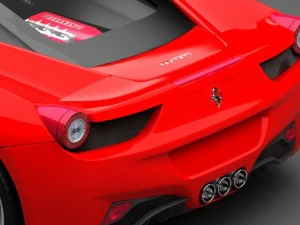 ferrari 458 std mat 3D Model