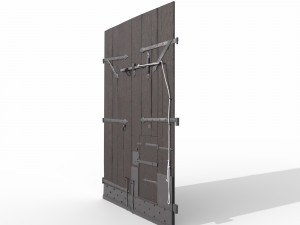Castle main gate Modelo 3D