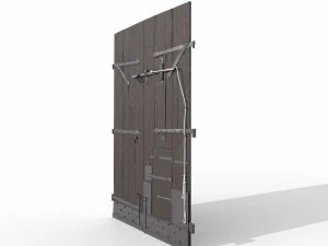 Port&atilde;o principal do castelo Modelo 3D