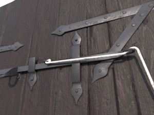Castle main gate Modelo 3D