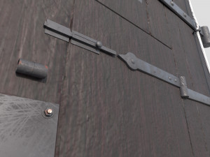Castle main gate Modelo 3D