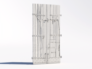 Castle main gate Modelo 3D