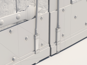 Castle main gate Modelo 3D