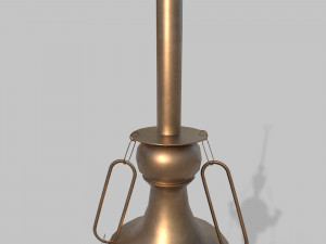 Brass oil lamp Modelo 3D