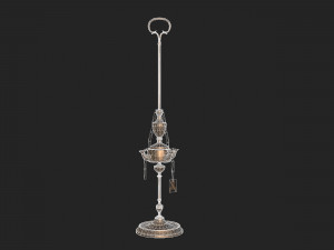 Brass oil lamp Modelo 3D