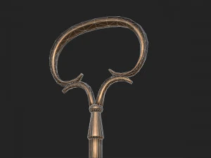 Brass oil lamp 3D Model