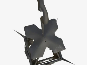 Wrought iron lantern 1 3D Model