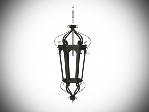 Wrought iron lantern 2 3D मॉडल