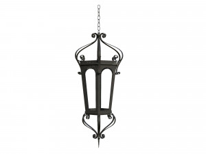 Wrought iron lantern 2 Modello 3D