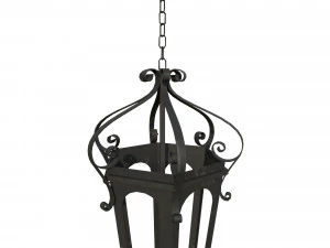 Wrought iron lantern 2 3D Model