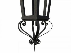 Wrought iron lantern 2 3D Model