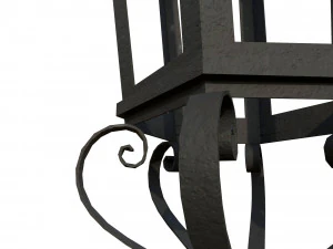 Wrought iron lantern 2 3D Model