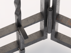 Wrought iron gate 1 3D Model