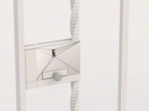 Wrought iron gate 1 3D Model
