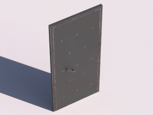 Iron door Modèle 3D