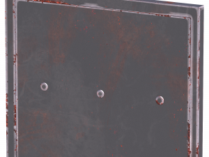 Iron door Modèle 3D