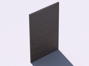 Wooden door 1 Modelo 3D
