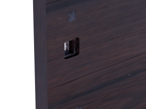 Wooden door 1 Modelo 3D