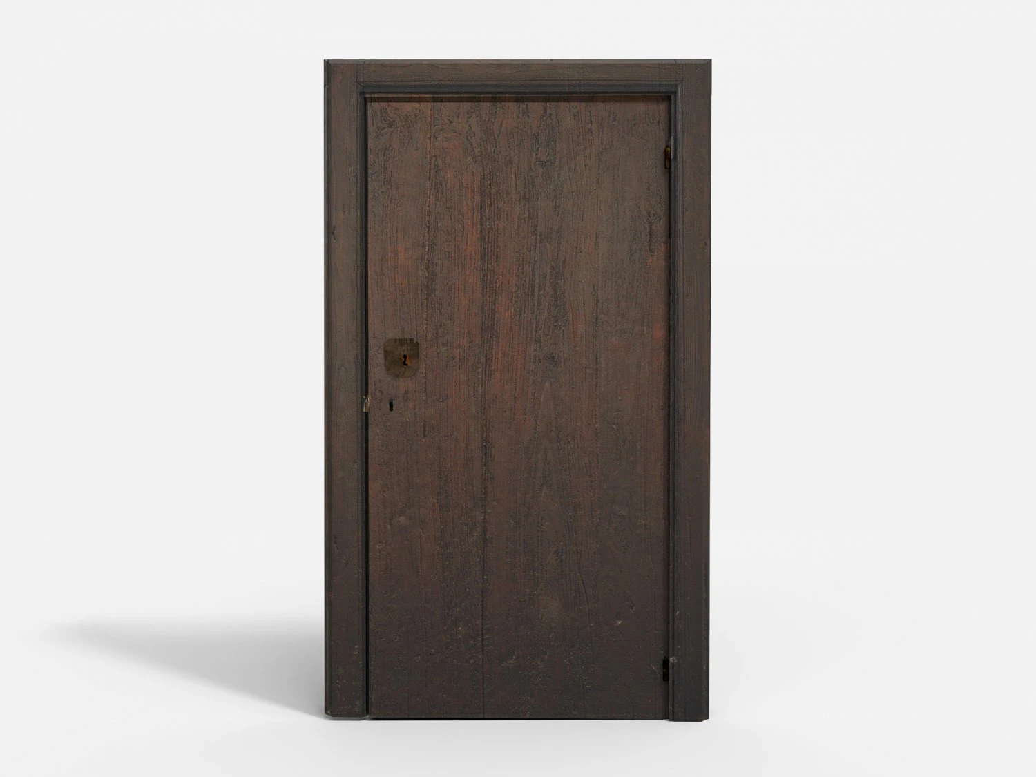 Wooden door 2 3D Model .c4d .max .obj .3ds .fbx .stl .blend 