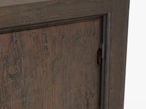 Wooden door 2 3D Model