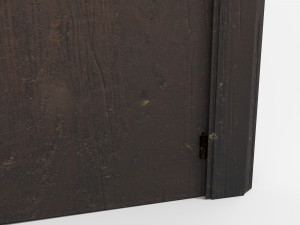 Wooden door 2 3D Model