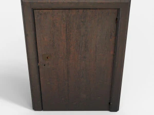 Wooden door 2 3D Model