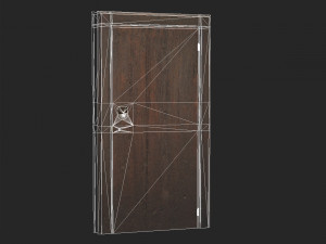 Wooden door 2 3D Model