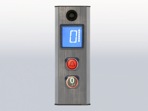 Elevator push button panel 3D 模型