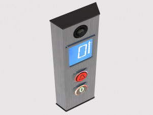 Elevator push button panel 3D 模型