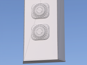 Elevator push button panel 3D 模型