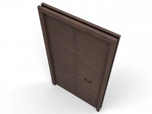 Wooden door 3 3D Model