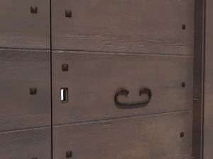 Wooden door 3 3D Model