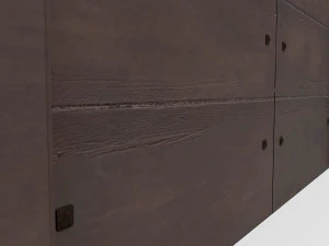 Wooden door 3 3D Model