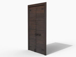 Wooden door 4 3D Model