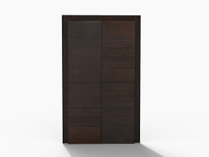 Wooden door 4 Modèle 3D