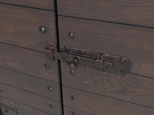 Wooden door 4 3D Model