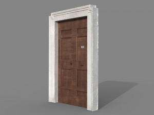 Wooden door 5 3D Model