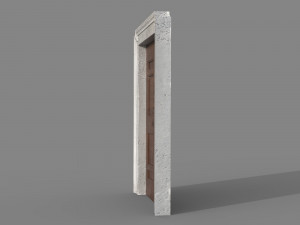 Wooden door 5 3D Model