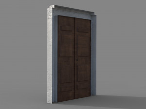 Wooden door 5 3D Model