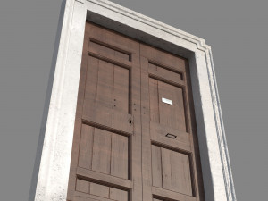 Wooden door 5 3D Model