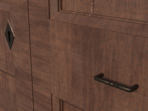 Wooden door 5 3D Model
