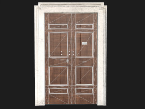 Wooden door 5 3D Model