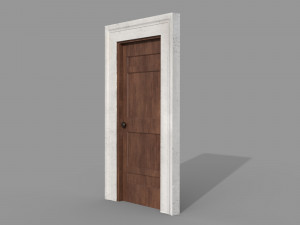 Wooden door 6 Modèle 3D