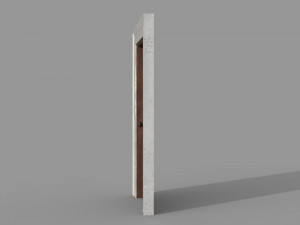 Wooden door 6 Modèle 3D