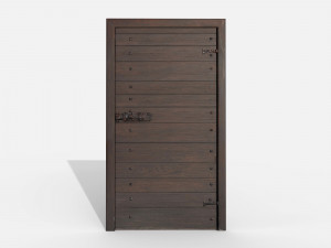 Wooden door 7 Modelo 3D
