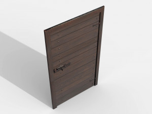 Wooden door 7 Modelo 3D