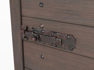 Wooden door 7 Modelo 3D