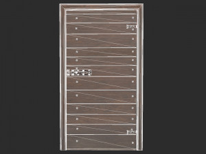 Wooden door 7 Modelo 3D